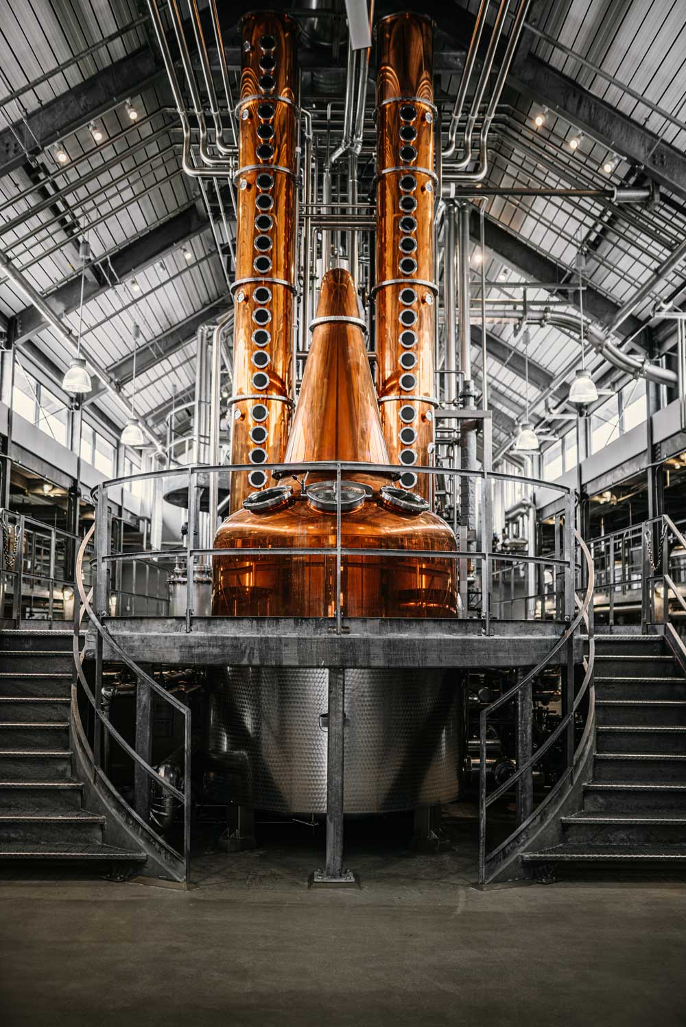 The carl stil at the Bently Heritage Distillery